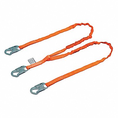 Shock-Absorbing Lanyard Orange