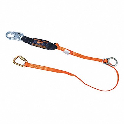 Shock-Absorbing Lanyard Orange