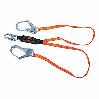 Shock-Absorbing Lanyard Orange