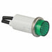 Raised Indicator Light Green 24V