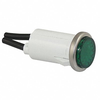 Flush Indicator Light Green 120V