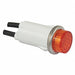 Raised Indicator Light Amber 120V