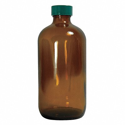 Bottle 138 mm H Amber 60 mm Dia PK24