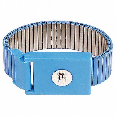 Static Control Wrist Strap Blue Metal