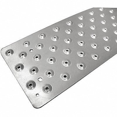 K7760 Stair Tread Cover Silver 30in W Aluminum