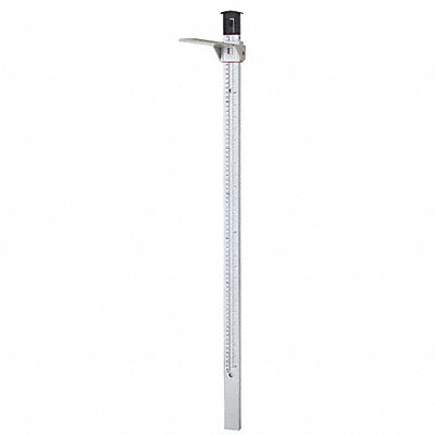 Mechanical Height Rod White Aluminum