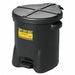 Oily Waste Can 6 gal Polyethylene Black