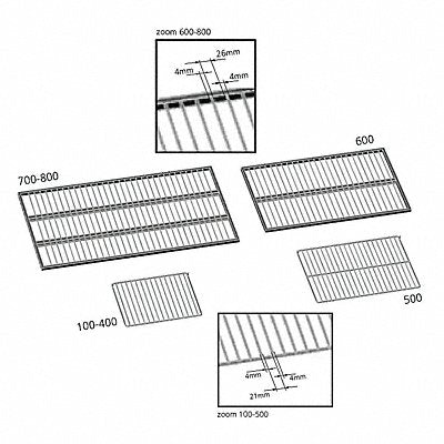 Grid Shelf 400 Model Size