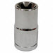 Socket Steel Chrome E10