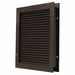 Louver No Vision Dk Bronze 12 x 12