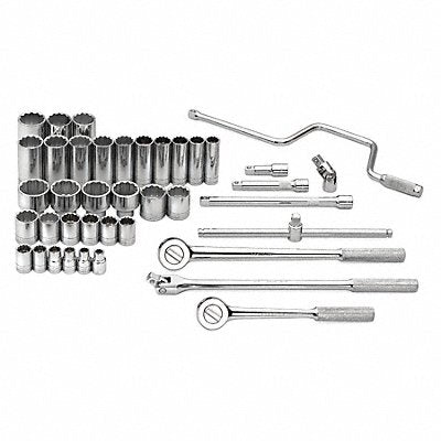 Skt Wrch St Chrm 12Pt 3/8 - 1 1/2 in