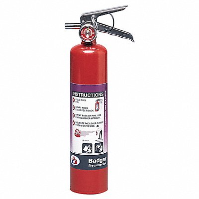 Fire Extinguisher Steel Red BC