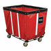Bskt Truck 600lb Red Vinyl Steel Rubber