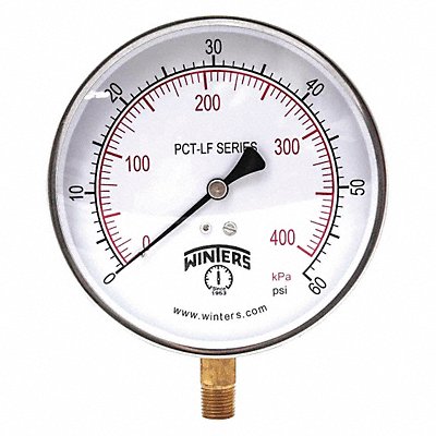 Gauge Pressure 0 to 60 psi 4-1/2 in.