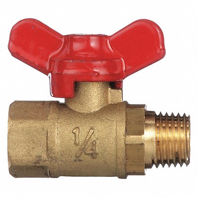 Mini Ball Valve 1/4 in NPT Lever Handle