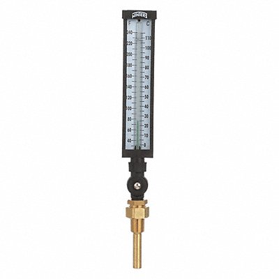 Thermometer Analog 30-240 deg 3/4in NPT