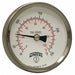 Thermometer Analog 30 to 250 deg 3/4in