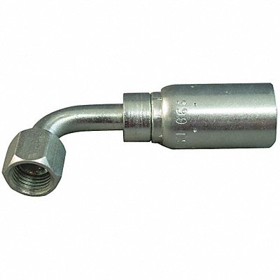 Crimp Fitting 90 Deg 1/2 ID 7/8 FJIC