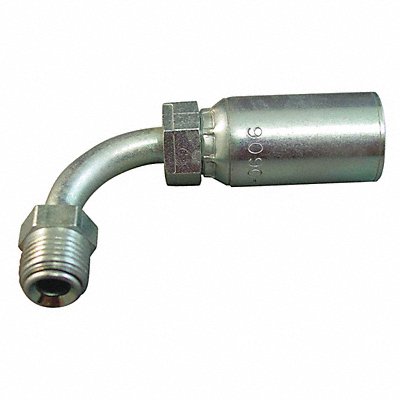 Crimp Fitting 90 Deg 5/8 M Flare PK2