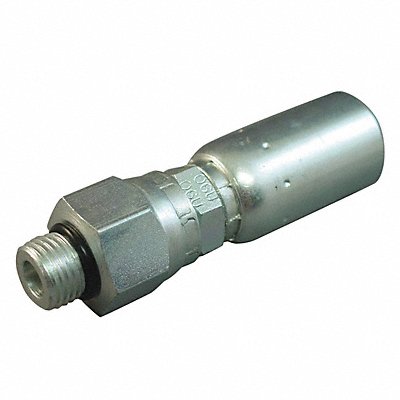 Crimp Fitting Straight 1/2 ID ORB