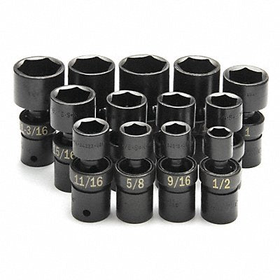 Impact Socket Set 1/2 Drive 13 Pieces