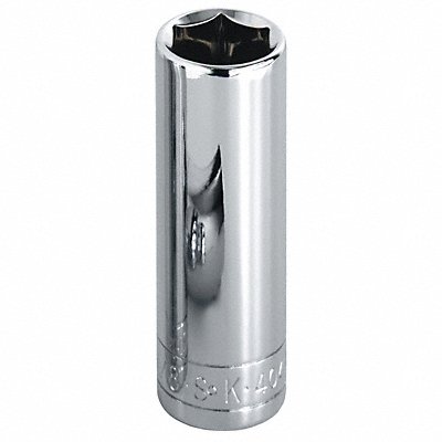 Socket Steel Chrome 7/16 in