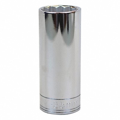 Socket Steel Chrome 25 mm