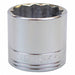 Socket Steel Chrome 36 mm