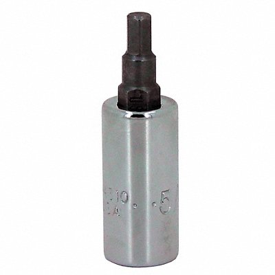 Socket Bit Steel 1/4 in TpSz 5 mm