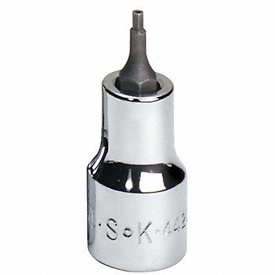 Socket Bit Steel 3/8 in TpSz 5/64 in