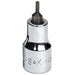 Socket Bit Steel 3/8 in TpSz 3/32 in