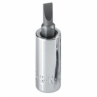Socket Bit Steel 1/4 in TpSz 3/16 in