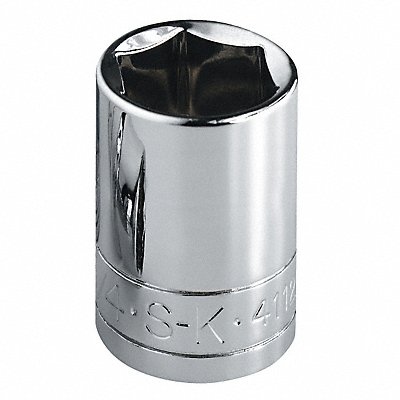 Socket Steel Chrome 15/16 in