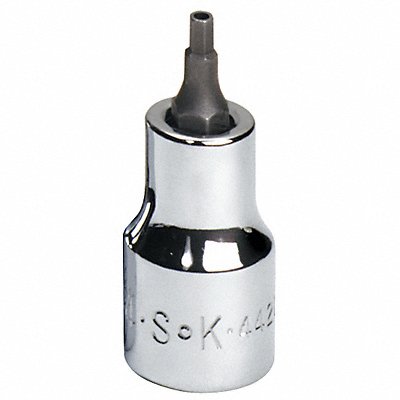 Socket Bit Steel 3/8 in TpSz 7/64 in