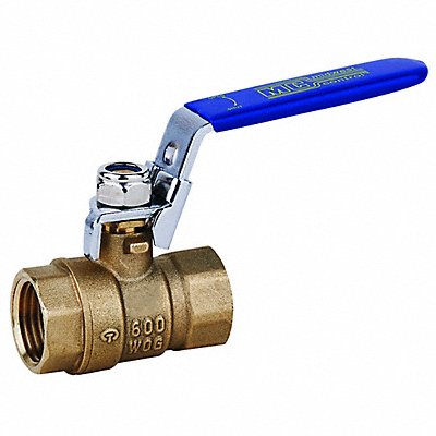 Brass Ball Valve Inline FNPT 1-1/4 