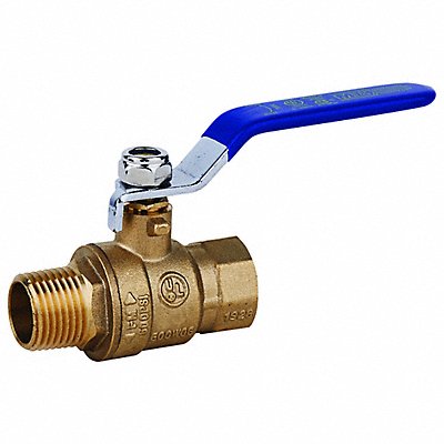 Brass Ball Valve FNPT x MNPT 1/4 in