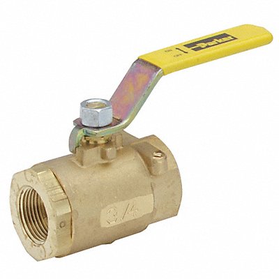 Brass Ball Valve Inline FNPT 1/4 in