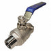 SS Ball Valve FNPT x MNPT 1 