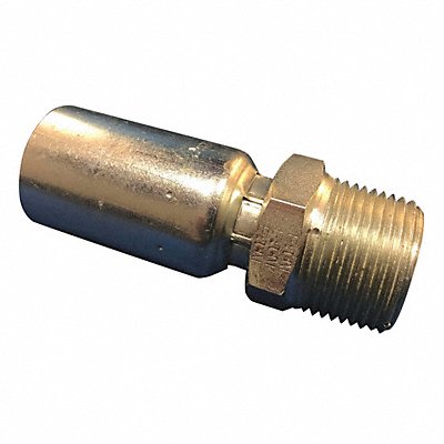 Crimp Fitting Straight 3/4 ID NPT