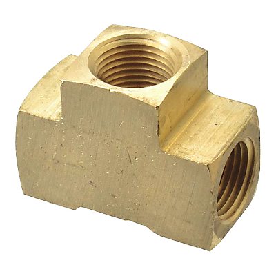 Tee Brass 3/8In 3700X6