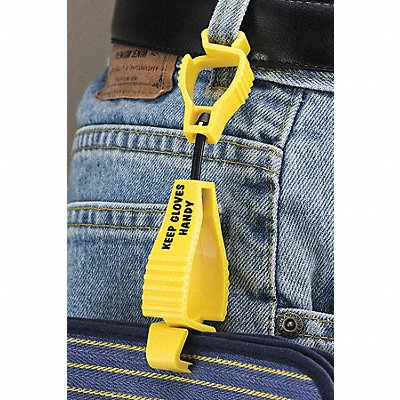 Glove Guard Clip Yellow