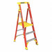 Podium Stepladder 3 ft Fiberglass 300 lb