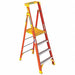 Podium Stepladder 4 ft Fiberglass 300 lb