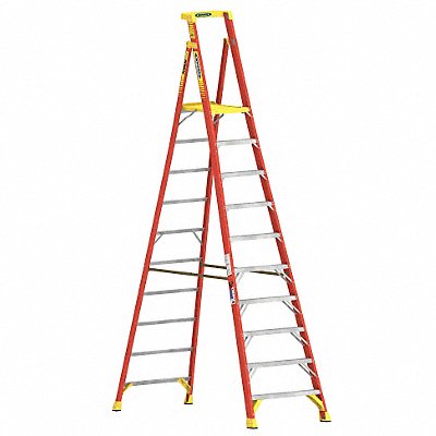 Podium Stepladder 9-1/2 ft Fiberglass