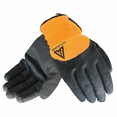 H6525 Cut Resistant Gloves Black/Orange 8 PR