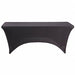 Table Cover Rectangle 72inLx30inW Black