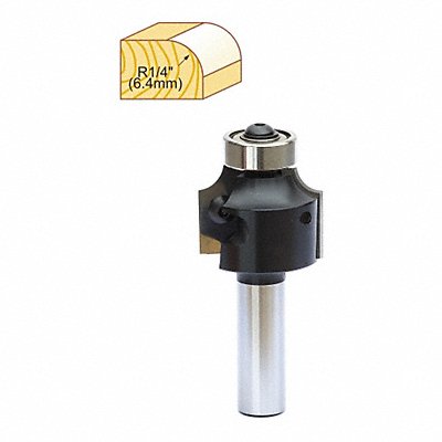 Roundover Cut Profile Router Bit 1-1/4 