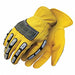 Leather Gloves Goatskin Palm M