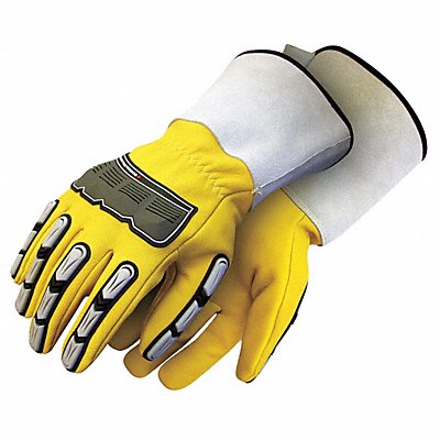 Leather Gloves Goatskin Palm XL