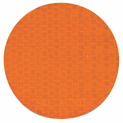 Floor Tape Orange 3 inx3 in Circle PK50